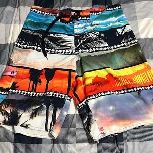 Hang ten large swim shorts. Net inside cut out.